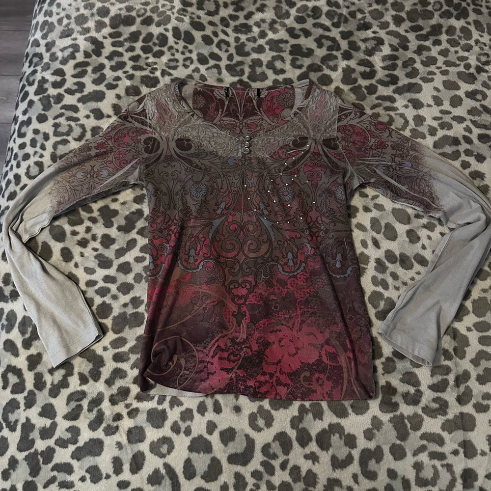 Y2K long sleeve shirt